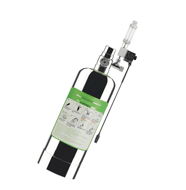Professionele Aquarium CO2 Generator Kit – Roestvrijstalen Fles & Diffuser