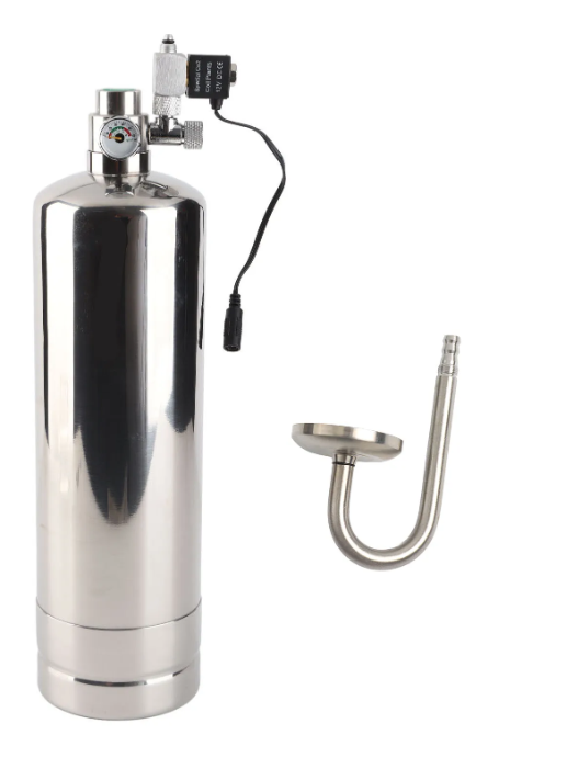 Professionele Aquarium CO2 Generator Kit – Roestvrijstalen Fles & Diffuser