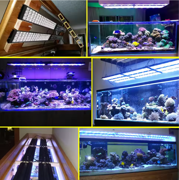 WiFi Aquarium LED Lamp – Volledig Spectrum Rif- & Koraalverlichting