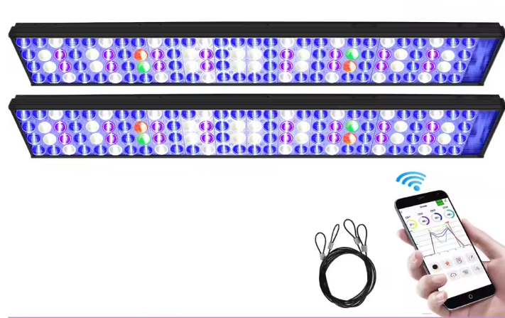 WiFi Aquarium LED Lamp – Volledig Spectrum Rif- & Koraalverlichting