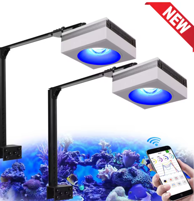 WiFi LED Aquariumlamp – Volledig Spectrum Rif- & Zeewaterverlichting