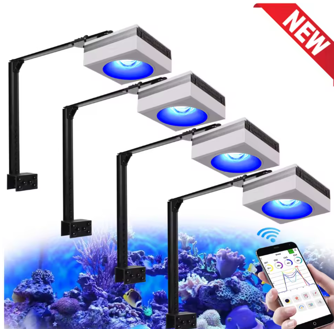 WiFi LED Aquariumlamp – Volledig Spectrum Rif- & Zeewaterverlichting