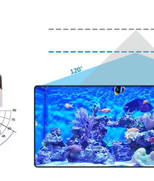 WiFi LED Aquariumlamp – Volledig Spectrum Rif- & Zeewaterverlichting