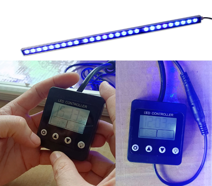 LED Aquarium Lichtbalk – Waterdichte Blauwe Rif- & Plantverlichting