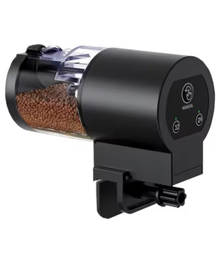 Automatische Aquarium Voeder – Slimme Visvoer Dispenser 100 ml, met Timer & Handmatige Bediening
