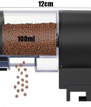 Automatische Aquarium Voeder – Slimme Visvoer Dispenser 100 ml, met Timer & Handmatige Bediening