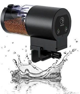 Automatische Aquarium Voeder – Slimme Visvoer Dispenser 100 ml, met Timer & Handmatige Bediening