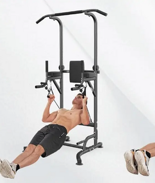 Multifunctionele Power Tower – Dip Station & Pull Up Bar voor Thuisfitness