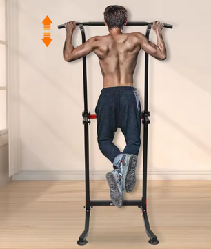 Power Tower Dip Station – Pull Up Bar & Multifunctioneel Fitnessstation voor Thuis