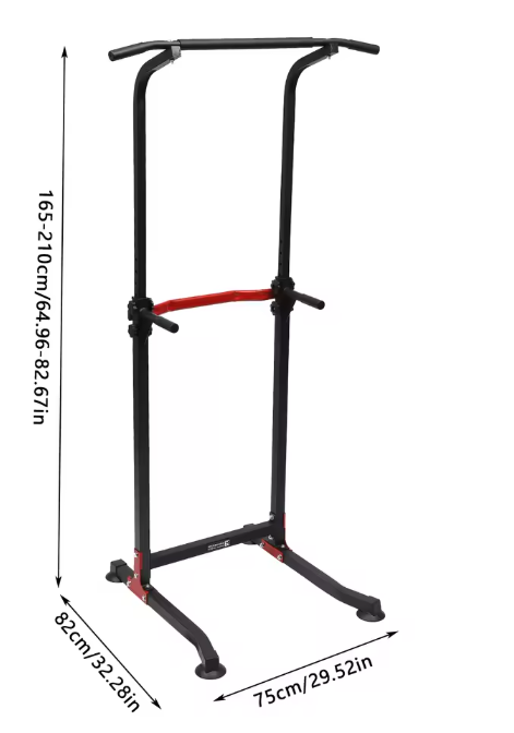 Power Tower Dip Station – Pull Up Bar & Multifunctioneel Fitnessstation voor Thuis