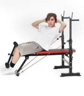 Verstelbare Opvouwbare Halterbank – Multifunctionele Fitnessbank voor Thuisgym
