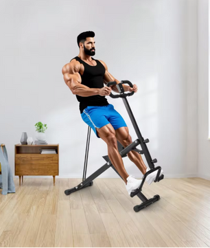 Opvouwbare Squat Machine – Verstelbare Weerstand & Buiktrainer voor Thuisgym