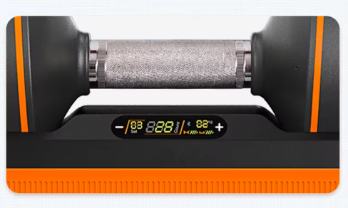 Bluetooth Smart Dumbbell – Instelbaar Gewicht 1,3–16 kg met Real-time Data & Type-C Oplaadfunctie
