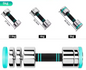 Verstelbare Stalen Halterset – 2 Compacte Halters 5/10/15 kg met Schuimhandvat
