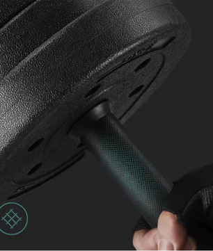 Verstelbare Halterset 30 kg – 2 Halters met Schuimhandvatten, Ideaal voor Thuisfitness & Krachttraining