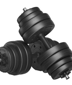 Verstelbare Halterset 30 kg – 2-in-1 Dumbbell & Barbell voor Thuisfitness