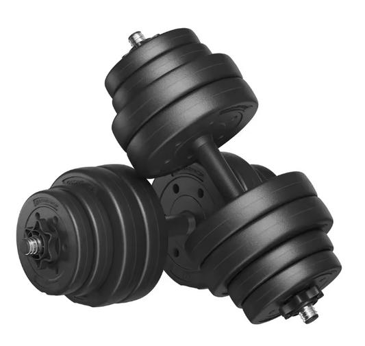 Verstelbare Halterset 30 kg – 2-in-1 Dumbbell & Barbell voor Thuisfitness