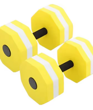 Set van 2 Water Dumbbells – EVA Halters voor Aqua Fitness & Zwemtraining