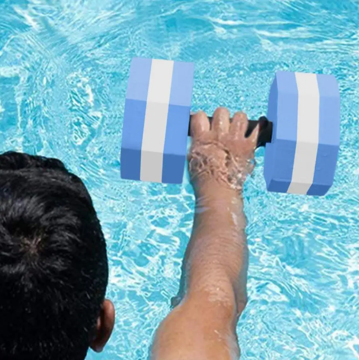 Set van 2 Water Dumbbells – EVA Halters voor Aqua Fitness & Zwemtraining