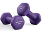 Set van 2 Neopreen Dumbbells – Hexagonale Handhalters 1 kg, Compact & Antislip