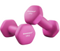 Set van 2 Neopreen Dumbbells – Hexagonale Handhalters 1 kg, Compact & Antislip