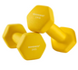 Set van 2 Neopreen Dumbbells – Hexagonale Handhalters 1 kg, Compact & Antislip