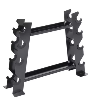 Halterstandaard met 8 Posities – Compact Gewichtsrek voor Thuisgym & Fitness