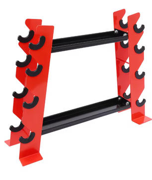 Halterstandaard met 8 Posities – Compact Gewichtsrek voor Thuisgym & Fitness