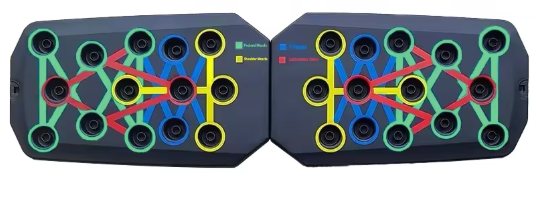 Opvouwbare Push-Up Boardset – Multifunctioneel Fitnesssysteem met Handvatten