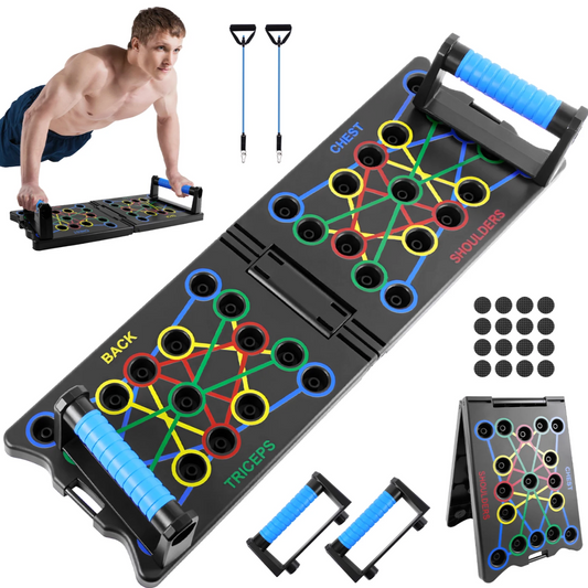 Opvouwbaar Push-Up Board – 24-in-1 Multifunctioneel Fitnessapparaat