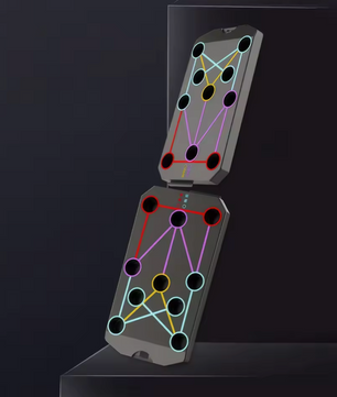 Opvouwbaar Push-Up Board – Multifunctionele Fitness Ondersteuning voor Thuis