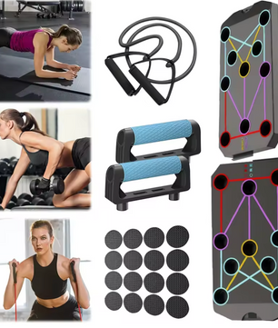 Opvouwbaar Push-Up Board – Multifunctionele Fitness Ondersteuning voor Thuis