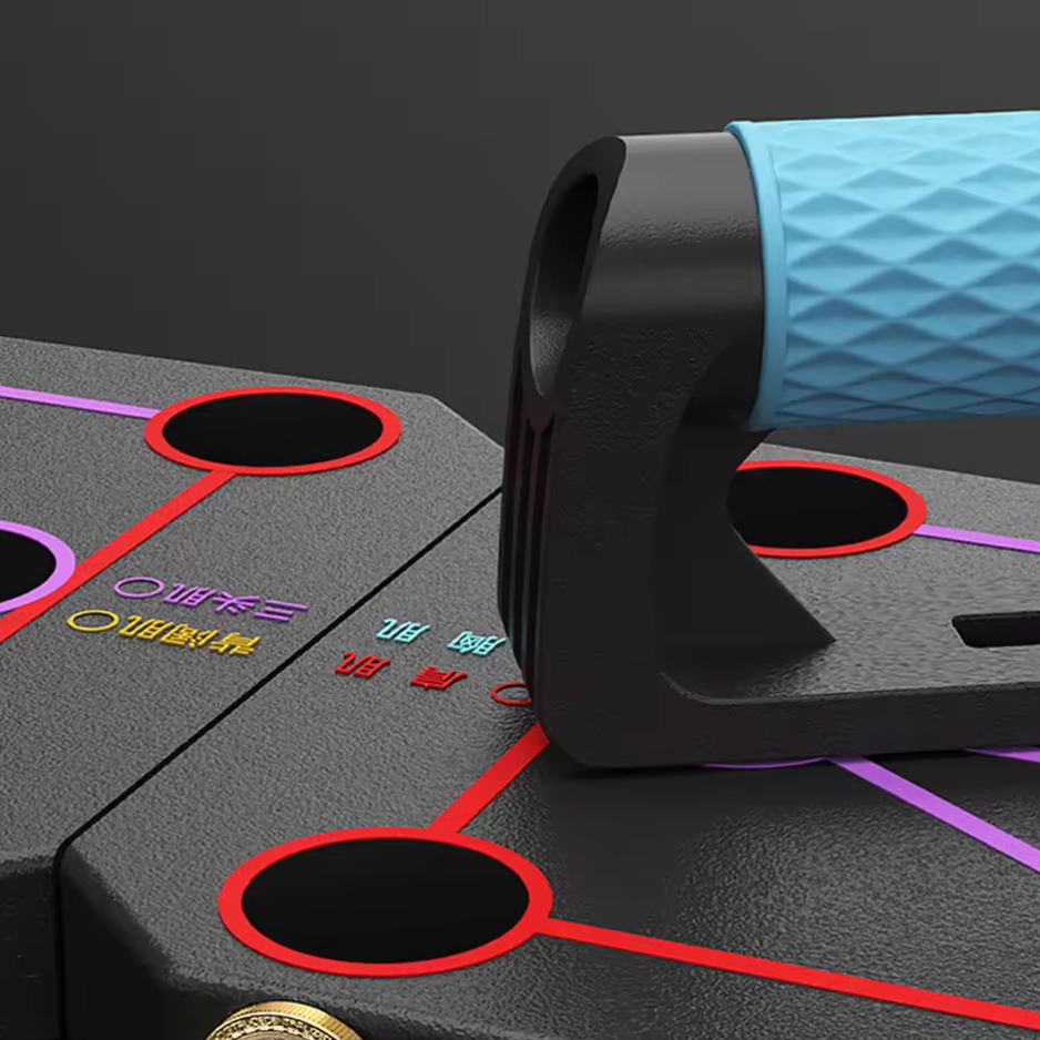 Opvouwbaar Push-Up Board – Multifunctionele Fitness Ondersteuning voor Thuis