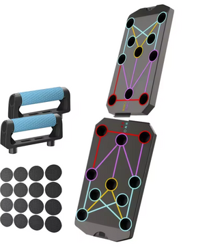Opvouwbaar Push-Up Board – Multifunctionele Fitness Ondersteuning voor Thuis