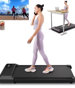 Loopband Onder Bureau – Stil Ontwerp, AI-App & 136 kg Capaciteit