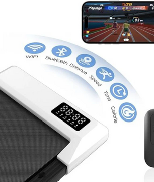 Loopband Onder Bureau – Stil Ontwerp, AI-App & 136 kg Capaciteit