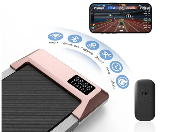 Loopband Onder Bureau – Stil Ontwerp, AI-App & 136 kg Capaciteit