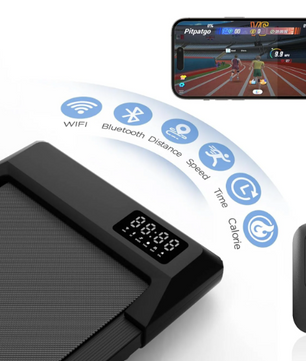 Loopband Onder Bureau – Stil Ontwerp, AI-App & 136 kg Capaciteit