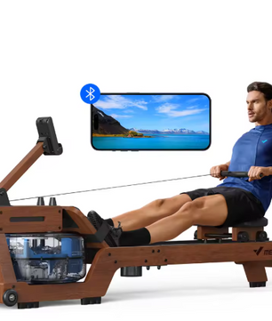 Water Roeimachine – Massief Hout, Bluetooth-App & Ergonomisch Zitkussen