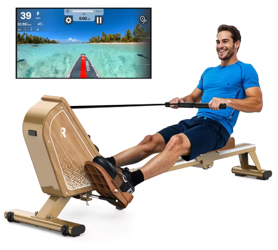 Magnetische Roeimachine – 16 Weerstandsniveaus & Bluetooth Monitor