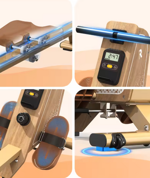 Magnetische Roeimachine – 16 Weerstandsniveaus & Bluetooth Monitor