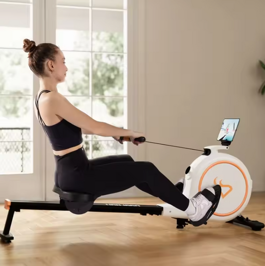 Slimme Roeimachine – 32 Weerstandsniveaus, LED Monitor & Bluetooth