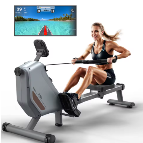 Opvouwbare Magnetische Roeimachine – 16 Niveaus, Bluetooth & Ergonomisch Ontwerp