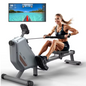Opvouwbare Magnetische Roeimachine – 16 Niveaus, Bluetooth & Ergonomisch Ontwerp