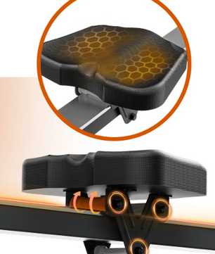 Opvouwbare Magnetische Roeimachine – 16 Niveaus, Bluetooth & Ergonomisch Ontwerp
