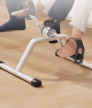 Mini Hometrainer – Compacte Pedaaltrainer voor Armen & Benen, Revalidatie en Fitness