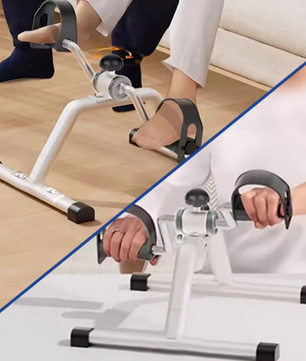 Opvouwbare Voet- & Armtrainer – Draagbare Pedaaltrainer met Verstelbare Weerstand