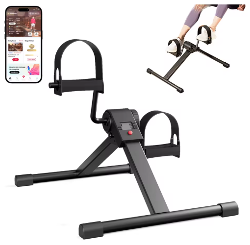 Opvouwbare Mini Hometrainer – Pedaaltrainer met LCD & Verstelbare Weerstand