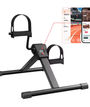 Opvouwbare Mini Hometrainer – Pedaaltrainer met LCD & Verstelbare Weerstand