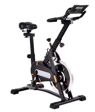 Indoor Fitnessfiets – Verstelbare Hometrainer met LCD Display, 120 kg Draagkracht